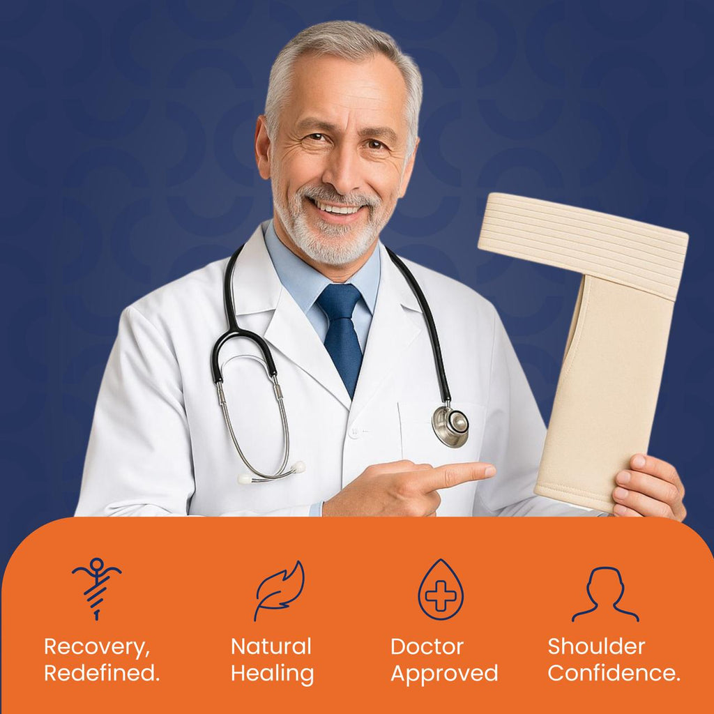 Stabilix حل ذكي لدعم وضعية الكتف أثناء النوم