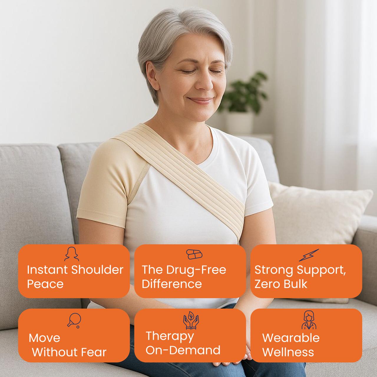 Stabilix حل ذكي لدعم وضعية الكتف أثناء النوم