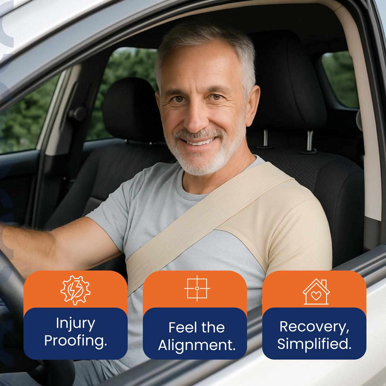 Stabilix حل ذكي لدعم وضعية الكتف أثناء النوم