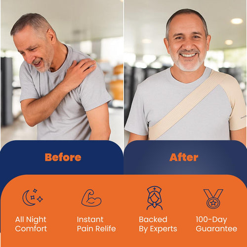 Stabilix حل ذكي لدعم وضعية الكتف أثناء النوم