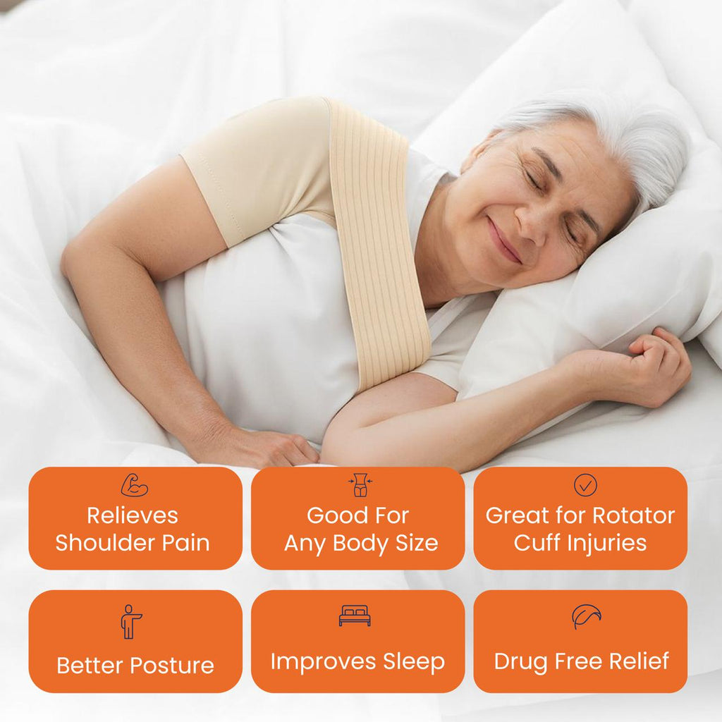 Stabilix حل ذكي لدعم وضعية الكتف أثناء النوم