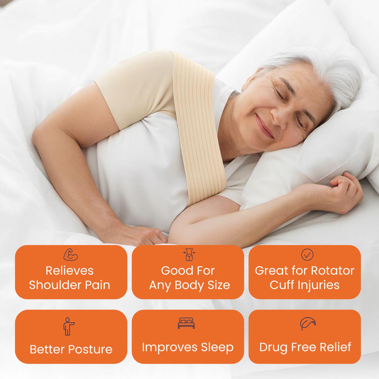 Stabilix حل ذكي لدعم وضعية الكتف أثناء النوم